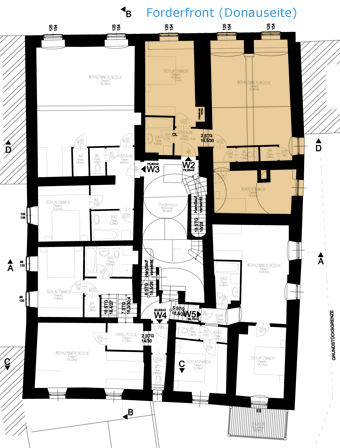 Wohnung W2, Obergeschoß