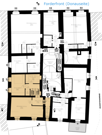 Wohnung W4, Obergeschoß