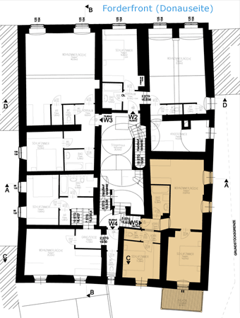 Wohnung W5, Obergeschoß