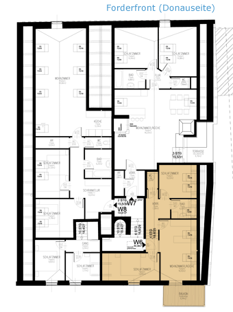 Wohnung W6, Dachgeschoß